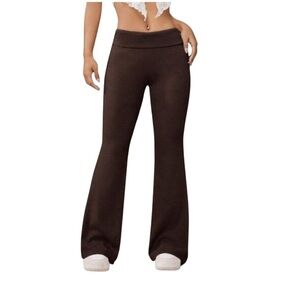 Refuge Brown Flare Pants